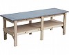 Work bench 2370 x 800 with steel laminated bench top