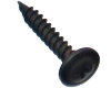 Button head needle point screw black zinc 25mm