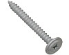 Button head needle point screw galvanised 40mm