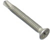 Countersunk self drilling screw fine thread galvanised 40mm