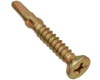 Countersunk self drilling screw with wingtip 35mm