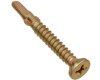 Countersunk self drilling screw with wingtip 40mm