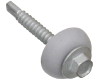 Hex Head Self Drilling Screw with Polycarb Washer 55mm Hex Head Self Drilling Screw with Polycarb Washer 55mm
