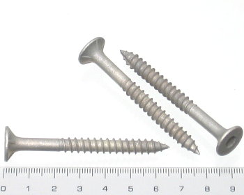 Batten screw galvanised 65mm