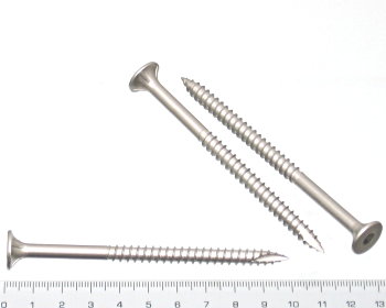 Batten screw stainless steel 100mm