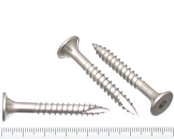 Batten screw stainless steel 50mm