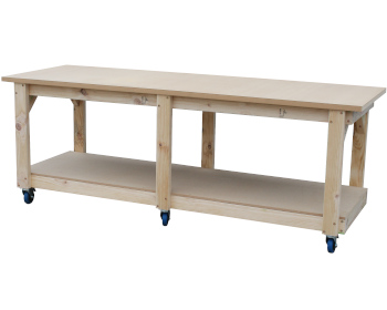 Mobile work bench 2400 x 800