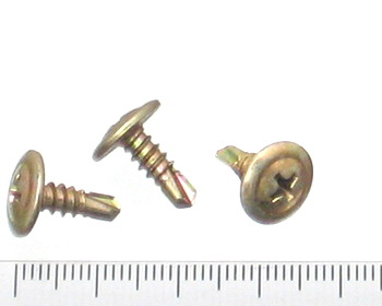 Button head self drilling screw 12mm