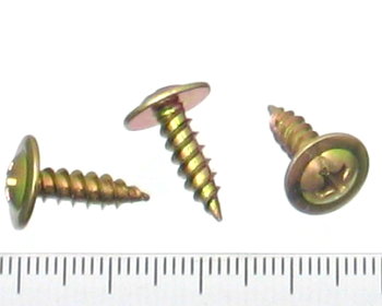 Button head needle point screw 14mm