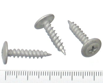 Button head needle point screw galvanised 20mm