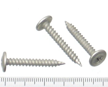 Button head needle point screw galvanised 32mm