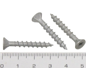 Chipboard screw square drive galvanised 32mm