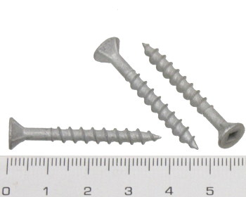 Chipboard screw square drive galvanised 38mm