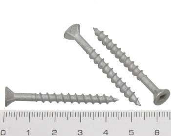 Chipboard screw square drive galvanised 45mm