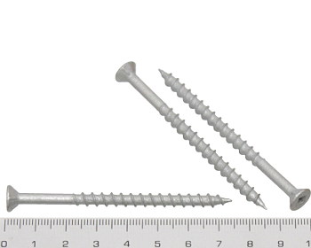 Chipboard screw square drive galvanised 75mm