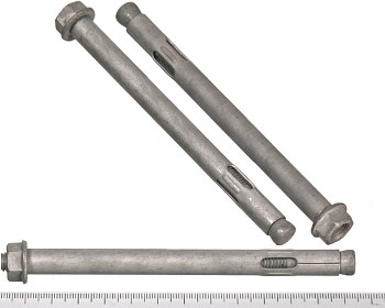 Masonry anchor galvanised 10mm by 125mm
