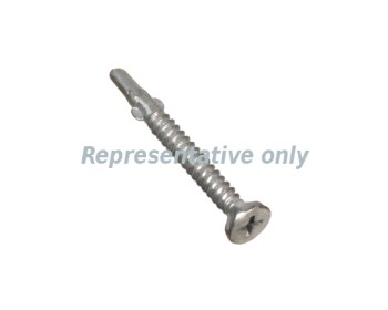 Countersunk self drilling class 3 screw with wingtip 70mm