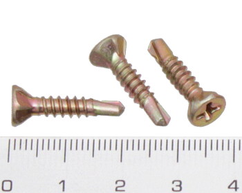 Countersunk self drilling screw 20mm 8g