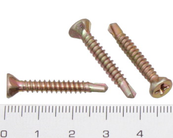 Countersunk self drilling screw 30mm 8g
