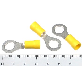 Yellow eyelet 8mm