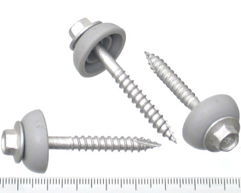 Hex Head Class 3 Screw with Polycarb Washer 50mm