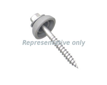Hex Head Class 3 Screw with Polycarb Washer 65mm