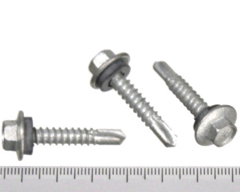 Hex Head Class 3 Self Drilling Screw with Washer 12g 30mm