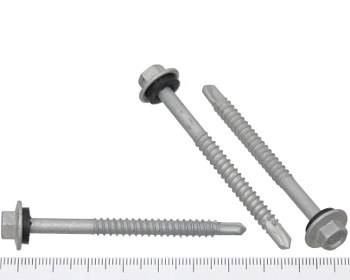 Hex Head Class 3 Self Drilling Screw with Washer 12g 65mm