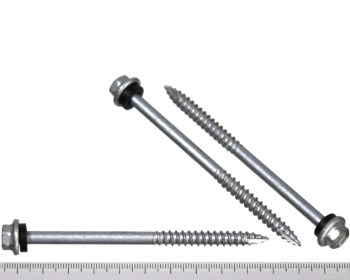 Hex Head Class 4 Screw with Washer 14g 100mm