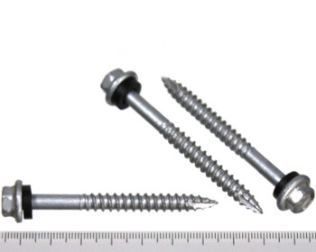 Hex Head Class 4 Screw with Washer 14g 65mm