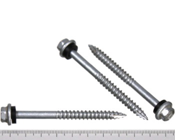 Hex Head Class 4 Screw with Washer 14g 75mm