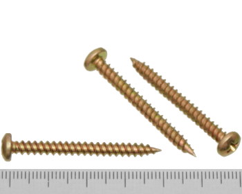 Pan head needle point screw 40mm