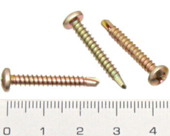 Pan head self drilling screw 25mm 6g