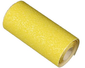 Painter's sandpaper roll 120 grit 115mm wide