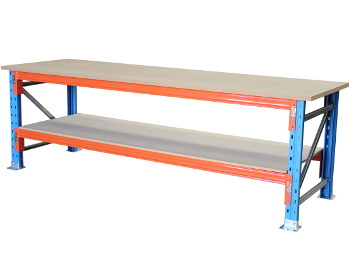 Steel work bench 2900 x 900