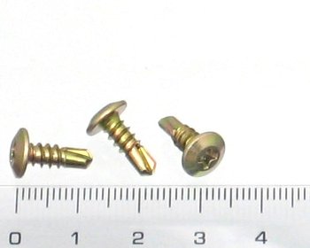 Wafer head self drilling screw coarse 12mm