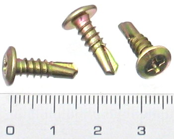 Wafer head self drilling screw coarse 16mm