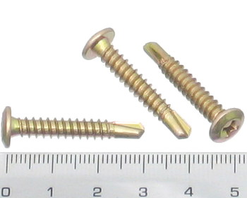 Wafer head self drilling screw coarse 30mm