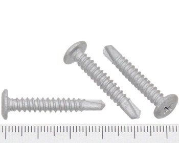 Wafer head self drilling screw coarse galvanised 30mm