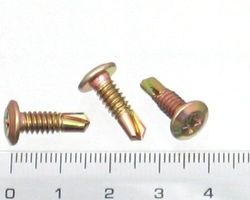 Wafer head self drilling screw fine 16mm