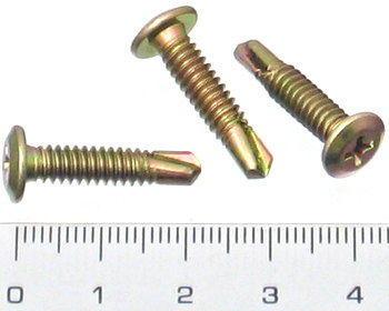 Wafer head self drilling screw fine 22mm