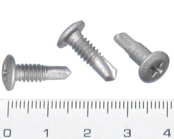 Wafer head self drilling screw fine galvanised 16mm