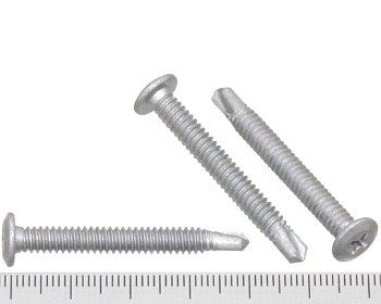 Wafer head self drilling screw fine galvanised 40mm